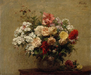Sommerblumen-Gemälde - Henri Fantin-Latour — Ansicht des Kunstwerks