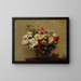 Sommerblumen-Gemälde - Henri Fantin-Latour — gerahmtes Bild an der Wand