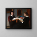 Die Zwei Schwestern - Henri Fantin-Latour — gerahmtes Bild an der Wand