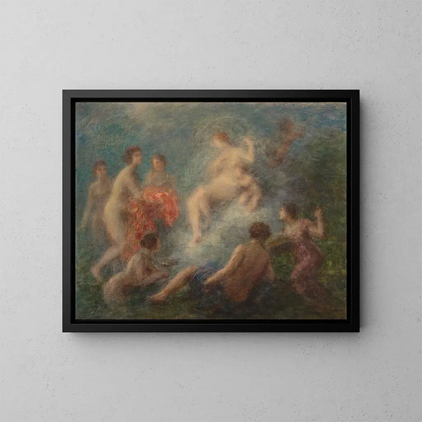Toilette de Vénus - Henri Fantin-Latour — gerahmtes Bild an der Wand