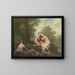 Drei besorgte Badende - Henri Fantin-Latour — gerahmtes Bild an der Wand