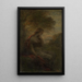 Junge Frau unter einem Baum bei Sonnenuntergang, genannt Herbst - Henri Fantin-Latour — gerahmtes Bild an der Wand