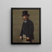 Édouard Manet - Henri Fantin-Latour — gerahmtes Bild an der Wand