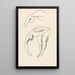 Schrägbild - Henri Gaudier-Brzeska — gerahmtes Bild an der Wand