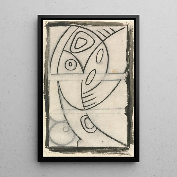 Henri GaudierBrzeska - Relief Design of an Abstract Female Figure.webp
