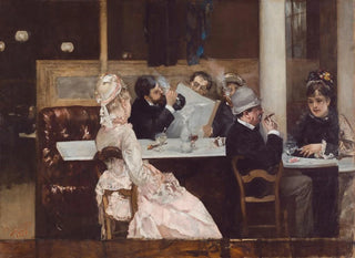 Szene eines Cafés in Paris - Henri Gervex — Ansicht des Kunstwerks