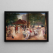 Der Kreis der Insel Puteaux - Henri Gervex — gerahmtes Bild an der Wand