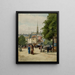 Place Saint-Michel - Henri Laurent Mouren — gerahmtes Bild an der Wand