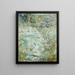 Treppe im Garten ohne Schnee, Gerberoy - Henri le Sidaner — gerahmtes Bild an der Wand
