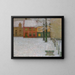 Der Schnee - Henri Le Sidaner — gerahmtes Bild an der Wand