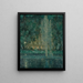 Der Wasserstrahl bei Nacht - Henri Le Sidaner — gerahmtes Bild an der Wand