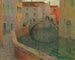 Der kleine Kanal, grauer Abend, Venedig - Henri Le Sidaner — Ansicht des Kunstwerks
