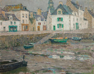 Die Häuser der Seeleute, Le Croisic - Henri Le Sidaner — Ansicht des Kunstwerks