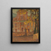 Kirche Dolceacqua - Henri Le Sidaner — gerahmtes Bild an der Wand