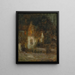 Haus im Mondscheinlicht - Henri Le Sidaner — gerahmtes Bild an der Wand