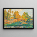 Am Flussufer - Henri Lebasque — gerahmtes Bild an der Wand
