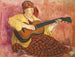 Frau mit Gitarre - Henri Lebasque — Ansicht des Kunstwerks