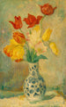 Tulpen in einer Delft-Keramikvase - Henri Lebasque — Ansicht des Kunstwerks