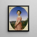Faustine Léo 1832-1865 - Henri Lehmann — gerahmtes Bild an der Wand