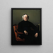 Jean Louis Gabriel, Rektor von Saint-Merri - Henri Lehmann — gerahmtes Bild an der Wand