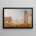 Vue du Forum avec l'arc de Septime Sévère - Henri Lévêque — gerahmtes Bild an der Wand