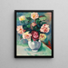 Blumenstrauß in einer weißen Vase - Henri Manguin — gerahmtes Bild an der Wand