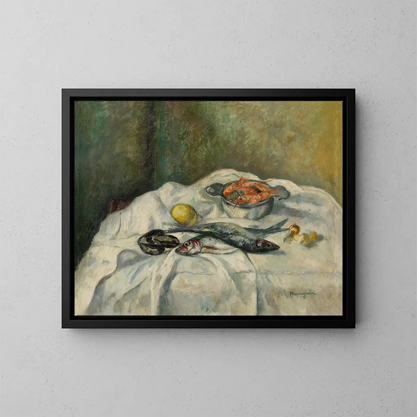 Harengs et crevettes - Henri Manguin — gerahmtes Bild an der Wand