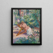 Jeanne im Garten von Neuilly - Henri Manguin — gerahmtes Bild an der Wand