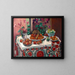 Stillleben mit Cyclamen - Henri Manguin — gerahmtes Bild an der Wand