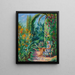 Odette im Garten des Oustalet - Henri Manguin — gerahmtes Bild an der Wand