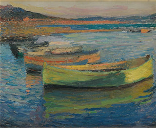 Henri Martin - Barques Aux Environs De Collioure.webp