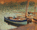 Blumenstrauß aus Gänseblümchen und Boote im Hafen - Henri Martin — Ansicht des Kunstwerks