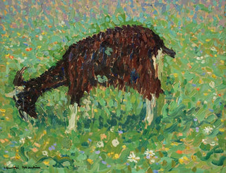 Henri Martin - Chvre dans un champ de fleurs.webp