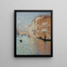 Das gelbe Palais Venedig - Henri Martin — gerahmtes Bild an der Wand