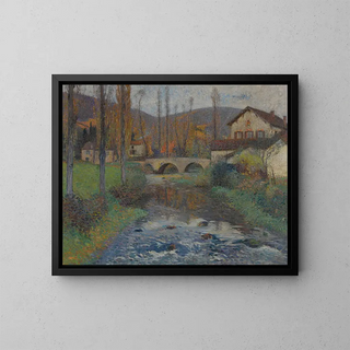 Le Pont de Labastide du Vert - Henri Martin — gerahmtes Bild an der Wand
