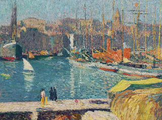 Le Vieux-Port de Marseille - Henri Martin — Ansicht des Kunstwerks