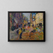 Straßenszene - Henri Martin — gerahmtes Bild an der Wand