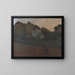 Dämmerung im Tal - Henri Martin — gerahmtes Bild an der Wand