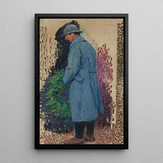 Henri Martin - tude Pour Le Monument Aux Morts Lhomme Avec Une Couronne Mortuaire De Laurier.webp