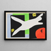 Der Schwimmer im Becken - Henri Matisse — gerahmtes Bild an der Wand