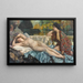 Repos am Seeufer - Henri Montassier — gerahmtes Bild an der Wand