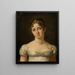 Portrait einer Dame - Henri Nicolas van Gorp — gerahmtes Bild an der Wand
