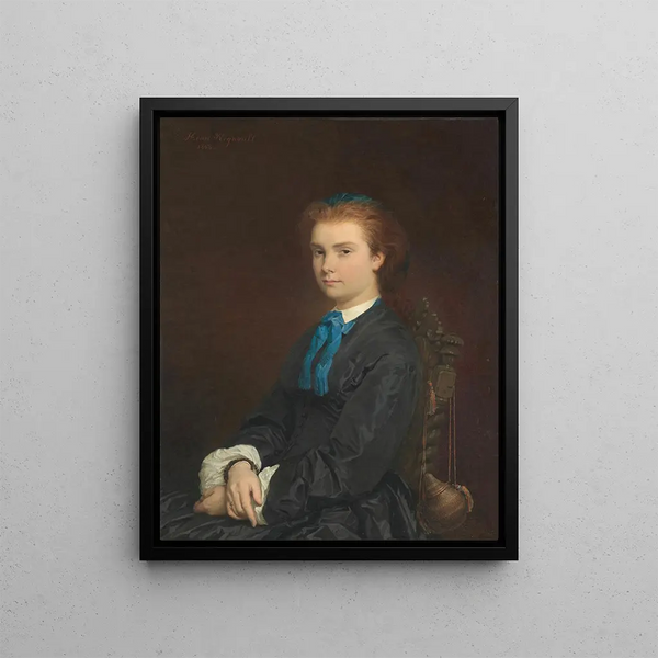 Henri Regnault - Portrait of a Young Woman.webp