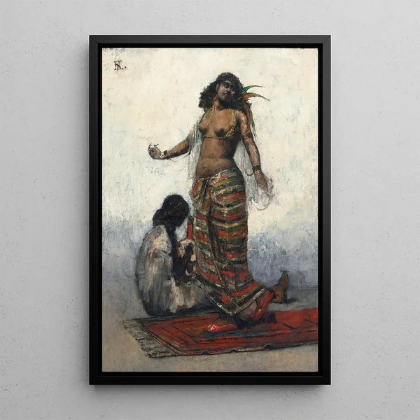 Die junge Sklavin - Henri Regnault — gerahmtes Bild an der Wand