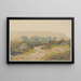 Nebel und Rose Landes de Pors Lonnec Morgat - Henri Rivière — gerahmtes Bild an der Wand