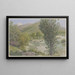 Buis-les-Baronnies Mündung der Ouvèze und des Menon - Henri Rivière — gerahmtes Bild an der Wand