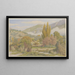 Buis-les-Baronnies vallée de l'Ouvèze - Henri Rivière — gerahmtes Bild an der Wand