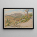 Buis-les-Baronnies - Henri Rivière — gerahmtes Bild an der Wand