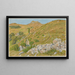 Champs en Chandesse, Besse-en-Chandesse, Pertuyzat - Henri Rivière — gerahmtes Bild an der Wand