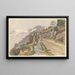 Conflans - Henri Rivière — gerahmtes Bild an der Wand